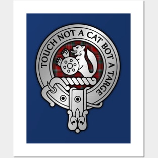 Clan MacBean | MacBain Crest & Tartan Posters and Art